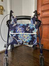 Load image into Gallery viewer, Navy floral walker bag