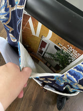 Load image into Gallery viewer, Navy floral walker bag