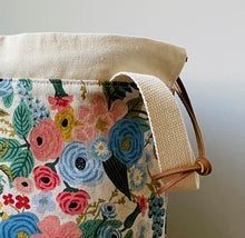 Load image into Gallery viewer, NEW! Spring floral large craft project bag