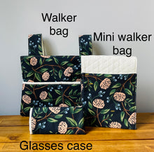 Load image into Gallery viewer, Elegant navy mini walker bag