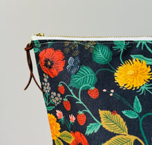 Load image into Gallery viewer, Black Camont floral XL knitting bag