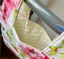 Load image into Gallery viewer, Pink spring floral walker bag