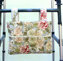Load image into Gallery viewer, Blue and pink floral walker bag