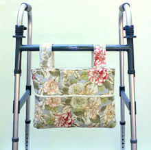 Load image into Gallery viewer, Blue and pink floral walker bag