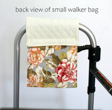 Load image into Gallery viewer, blue floral mini walker bag