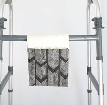 Load image into Gallery viewer, Black and white mini walker bag