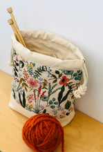 Load image into Gallery viewer, Rifle paper Co floral project bag for crafters
