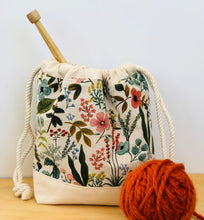 Load image into Gallery viewer, NEW!! Large craft project bag with multiple pockets