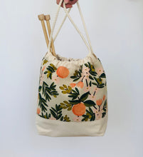 Load image into Gallery viewer, Rifle Paper co bag citrus floral crafter's project bag