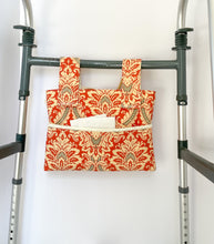 Load image into Gallery viewer, Coral damask walker bag