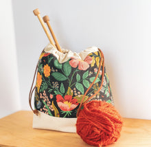 Load image into Gallery viewer, Rifle paper Co knitting bag