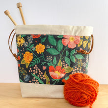 Load image into Gallery viewer, Rifle paper Co knitting bag