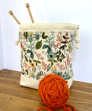 Load image into Gallery viewer, NEW!! Large craft project bag with multiple pockets