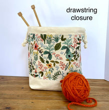 Load image into Gallery viewer, NEW!! Large craft project bag with multiple pockets