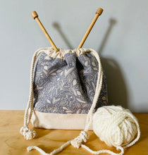 Load image into Gallery viewer, Mystical mushroom project tote with pockets