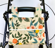 Load image into Gallery viewer, Citrus flora walker bag with pockets