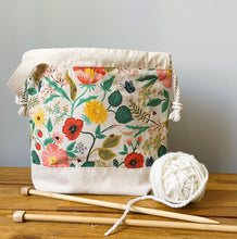 Load image into Gallery viewer, NEW!! Large craft project tote in Rifle Paper co Camont print