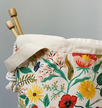 Load image into Gallery viewer, NEW!! Large craft project tote in Rifle Paper co Camont print