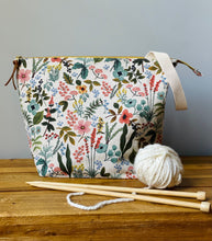 Load image into Gallery viewer, NEW! XL knitting project bag in Amalfi floral