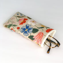 Load image into Gallery viewer, Rifle Paper Co strawberry fields soft glasses case