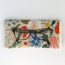 Load image into Gallery viewer, Rifle Paper Co strawberry fields soft glasses case