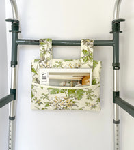 Load image into Gallery viewer, White Hydrangea walker bag