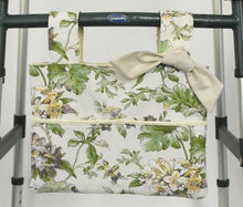 Load image into Gallery viewer, White Hydrangea walker bag