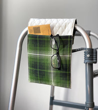 Load image into Gallery viewer, Mini plaid walker tote for men or women
