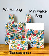 Load image into Gallery viewer, Small spring floral walker tote
