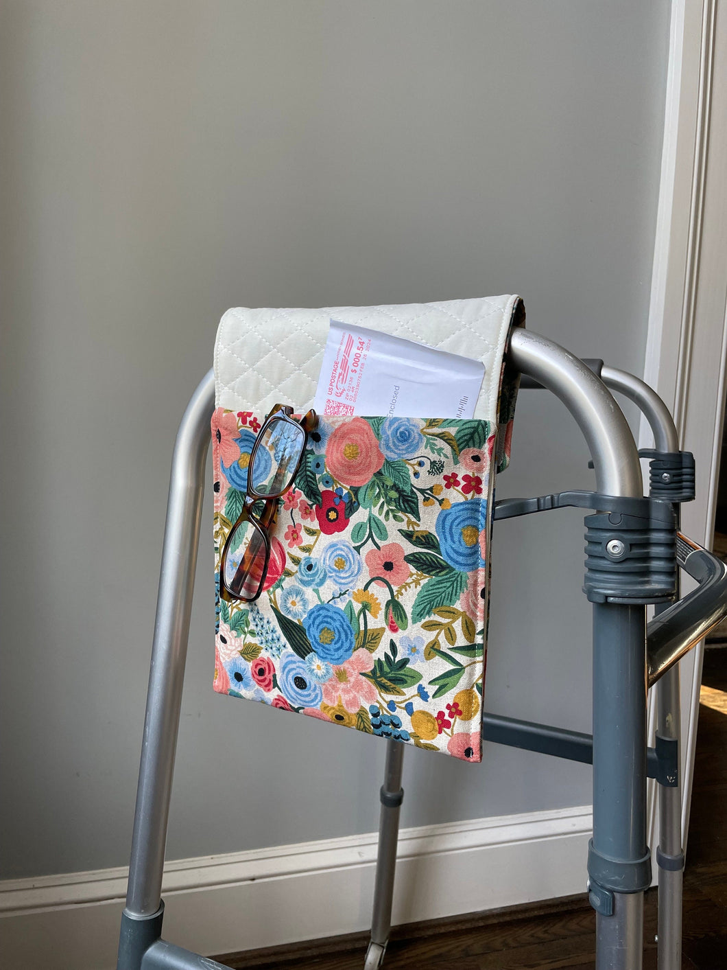 Small spring floral walker tote