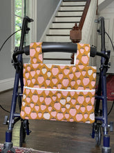 Load image into Gallery viewer, Strawberry summer rollator walker bag

