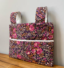 Load image into Gallery viewer, Butterfly garden floral rollator walker bag
