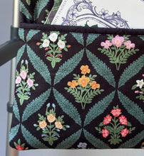 Load image into Gallery viewer, Vintage Floral Rifle Paper Co walker bag with pockets
