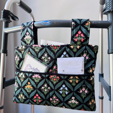 Load image into Gallery viewer, Vintage Floral Rifle Paper Co walker bag with pockets
