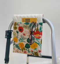 Load image into Gallery viewer, small floral walker bag, Rifle paper co walker bag, stylish small walker tote, Christmas gift for mom, floral rollator bag
