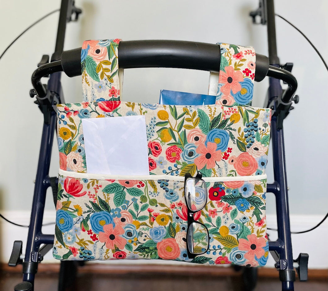 NEW! Spring garden floral walker bag